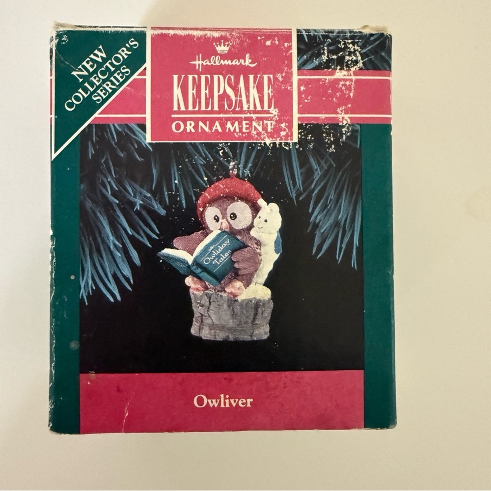Hallmark Keepsake Ornament Vintage‎ 1992 "Owliver"!